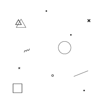 Various Shape Pattern White