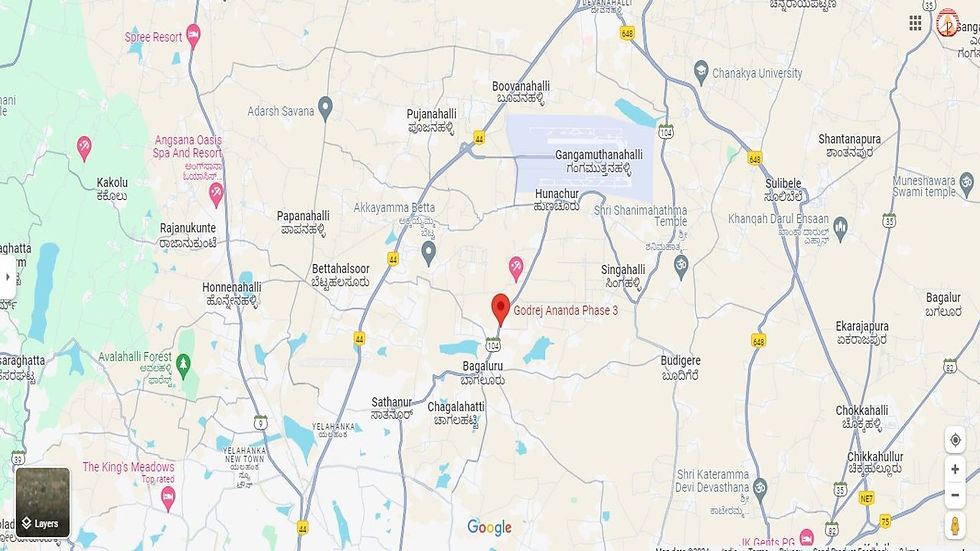 Godrej Ananda Phase-3 Google Location