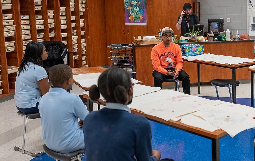 Youth program explores history with custom sneakers