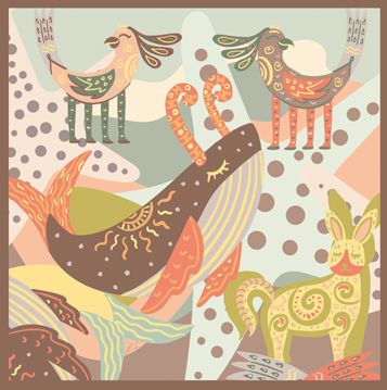 STARLET SILK SCARF