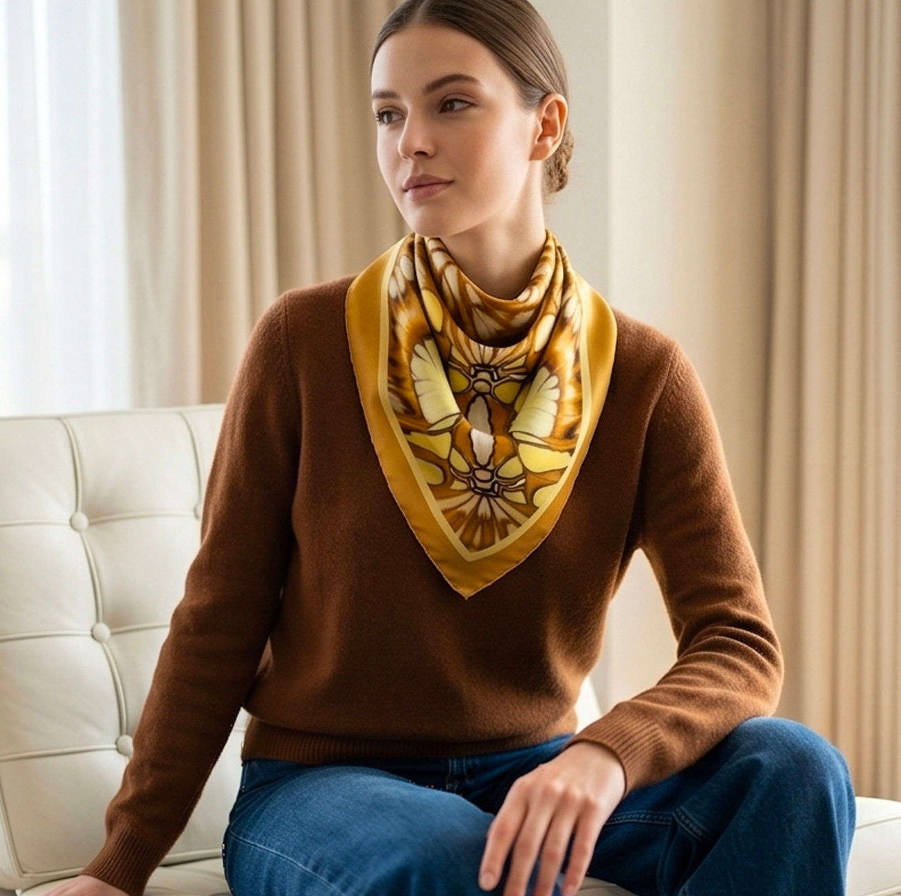 SERAPHINA SILK SCARF
