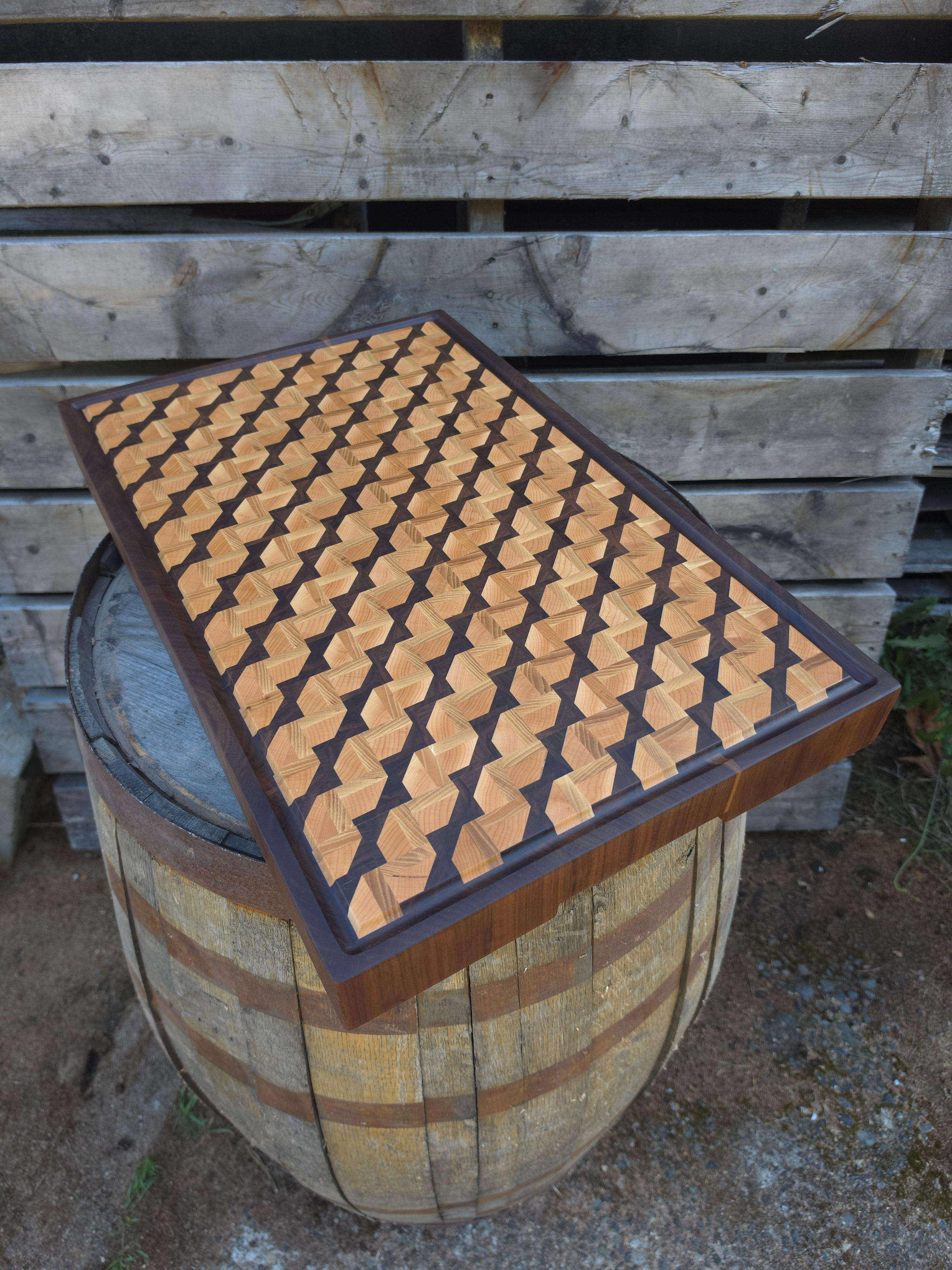 White Ash ZigZag 16x24" - READY TO SHIP!