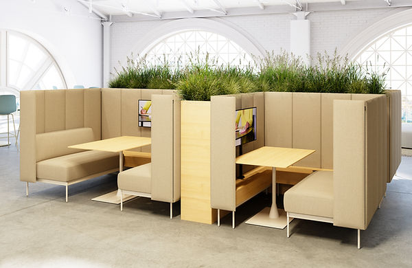 STYLEX_ENVIRO_OPEN-OFFICE_SCENE_2_AMBI_BOOTHS_CALA_TABLES_TAN.jpg