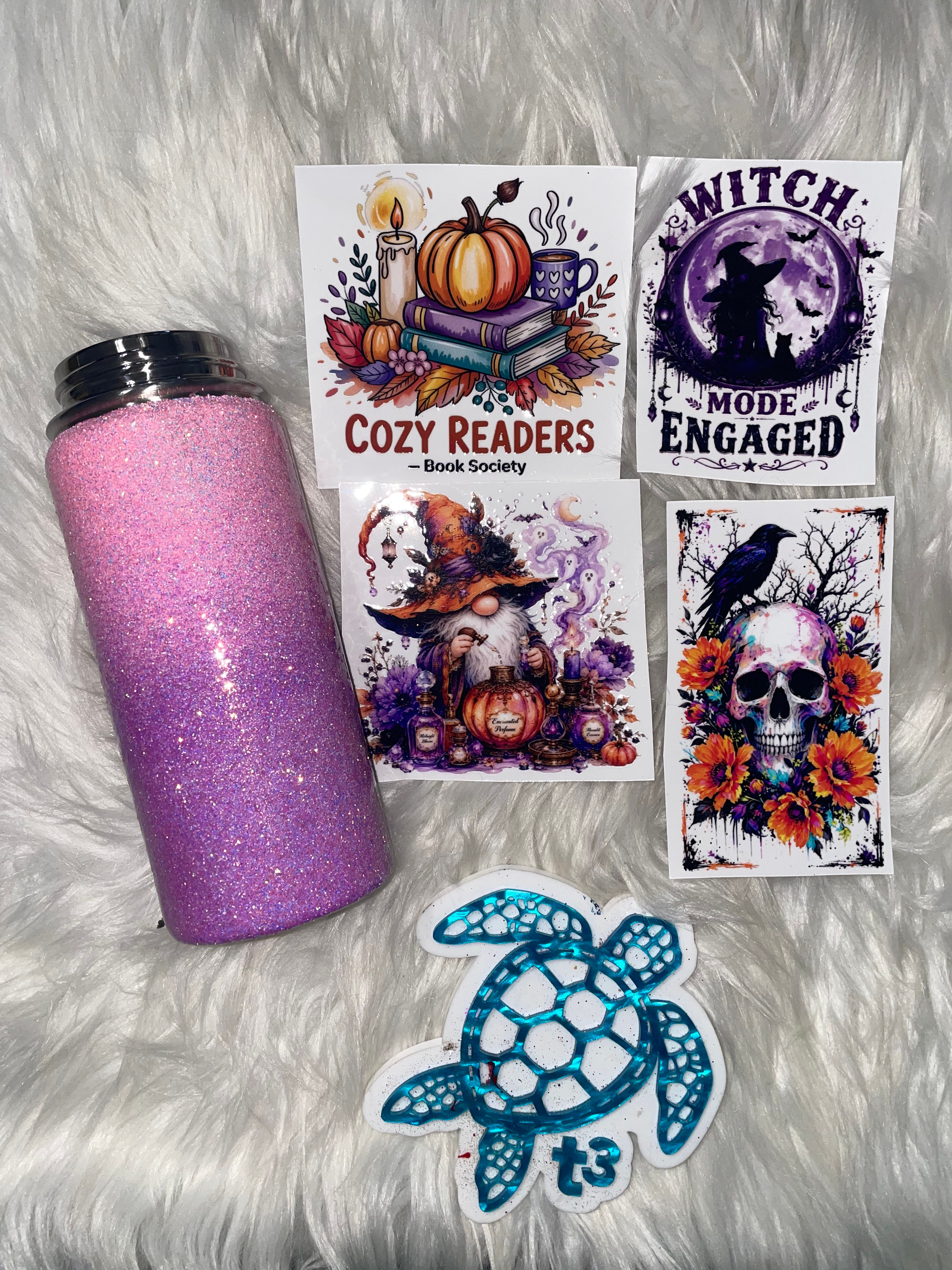 18oz Hydro - Pink/Purple Glitter Ombré T3FU