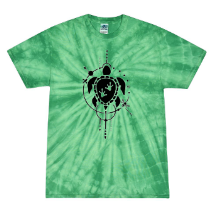Thumbnail: T3 Turtle Tattoo Spider Tie Dye T-Shirts