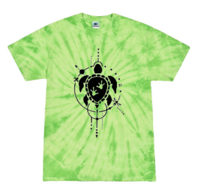 Thumbnail: T3 Turtle Tattoo Spider Tie Dye T-Shirts