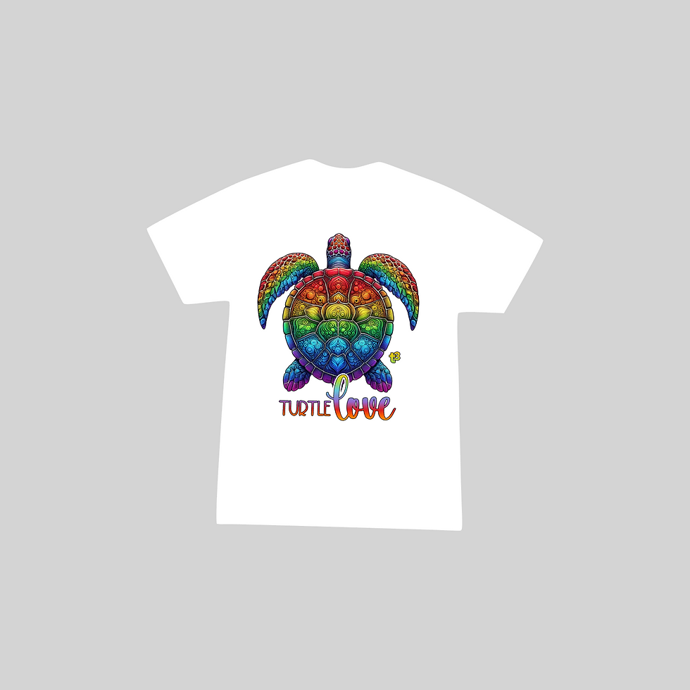 Thumbnail: Rainbow Turtle Love - T3 Apparel