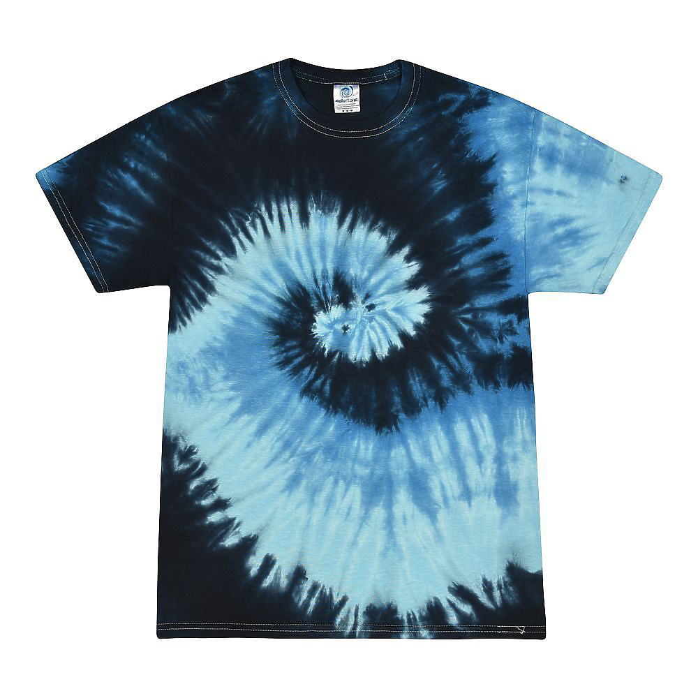 T3 Tie Dye Blue Ocean w/ Holographic Turtle