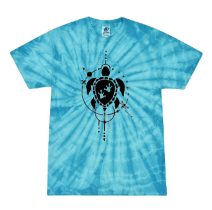 Thumbnail: T3 Turtle Tattoo Spider Tie Dye T-Shirts