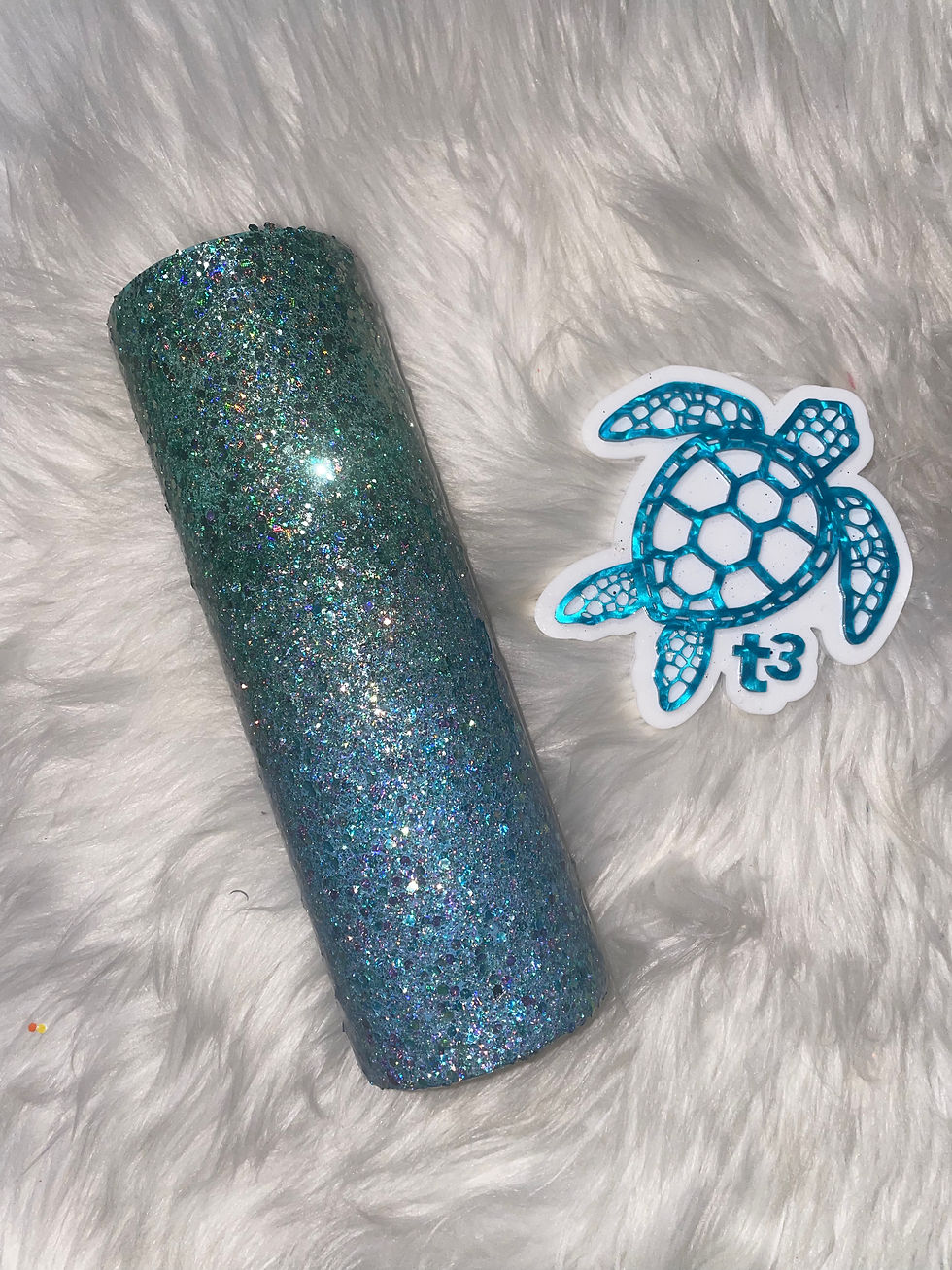 Thumbnail: 30oz Skinny - Mermaid Chunky Glitter  