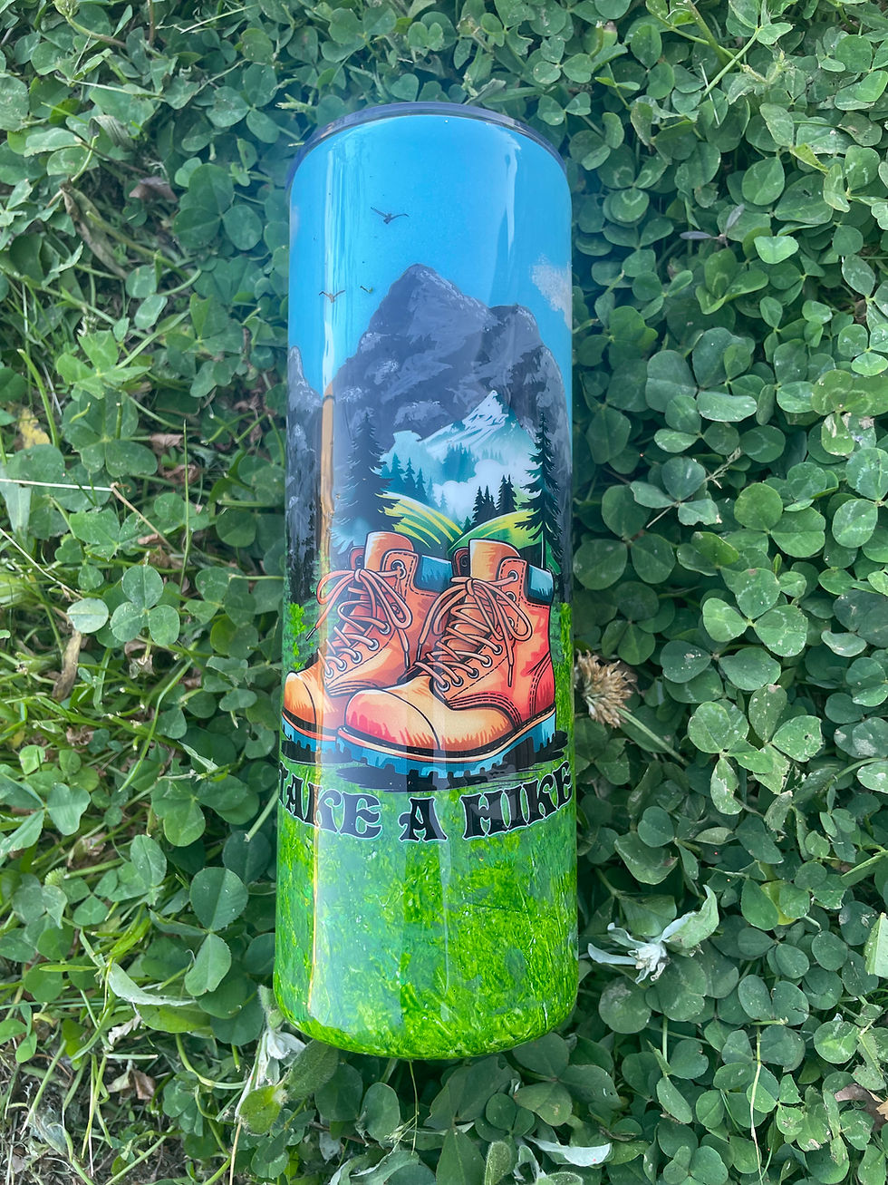 Thumbnail: 20oz Skinny - Take a Hike Hand Painted