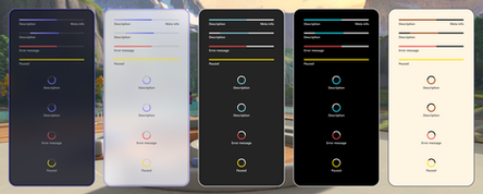 UI Color Themes Comparison