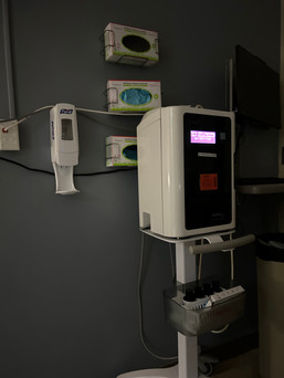 Sterilizer in which the transvaginal ultrasound wand goes to be cleaned.