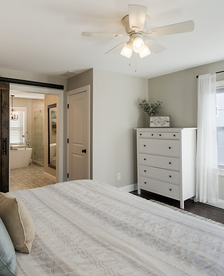cozy primary bedroom interior