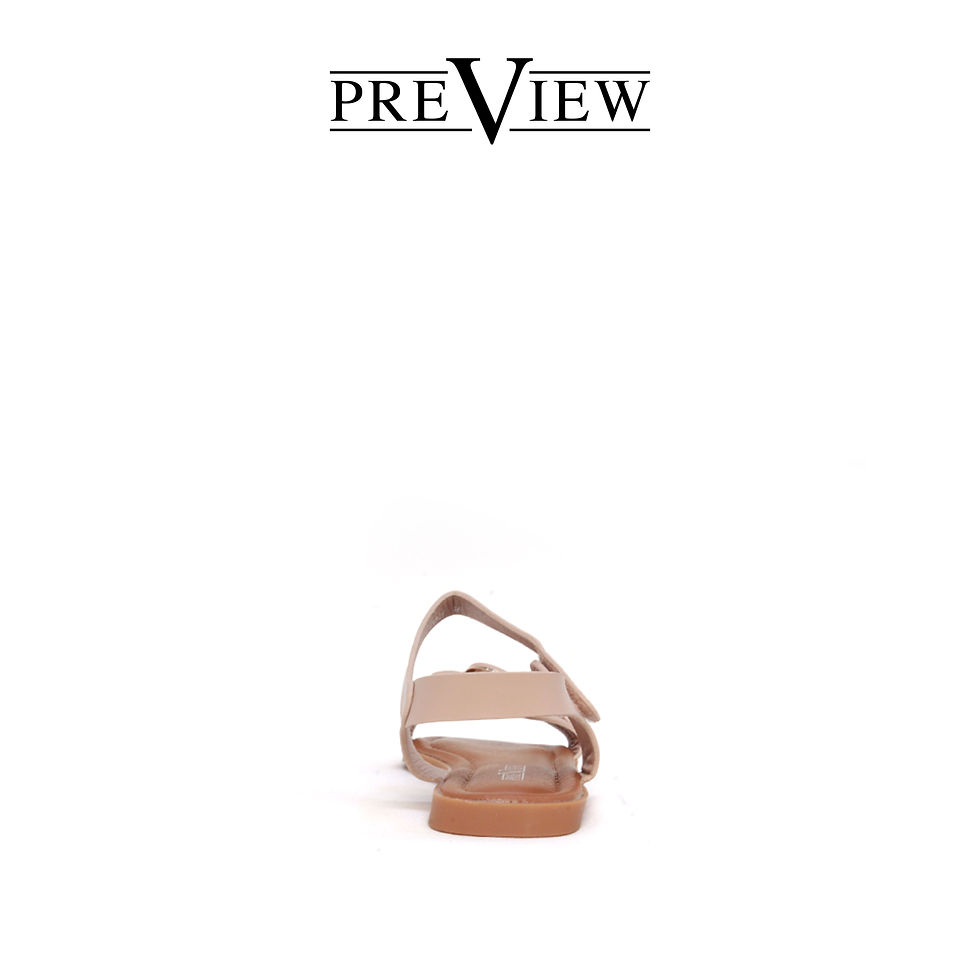 Thumbnail: Preview Senny Chain Decor Ankle Strap Flats Sandals