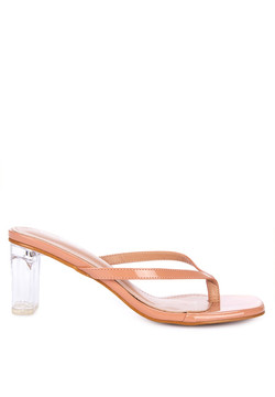 Chen Heeled Slides