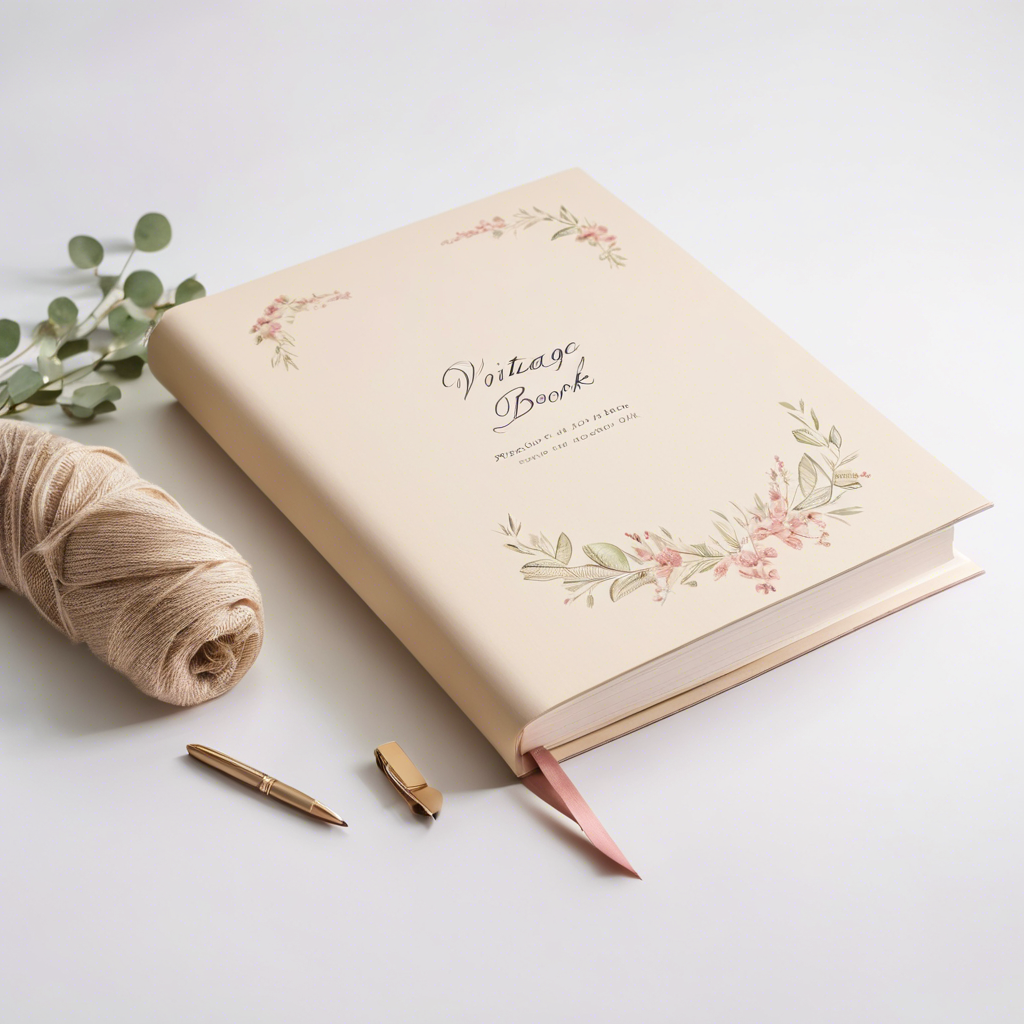 Vintage Inspired Guest Book