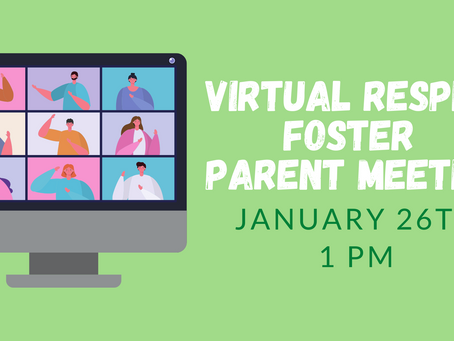 Virtual Respite Foster Parent Information Meeting