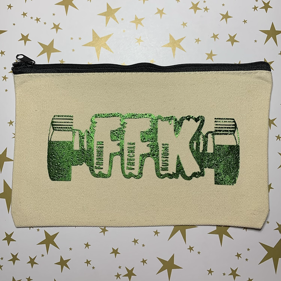 Thumbnail: FFK Cotton Zip Pouch 