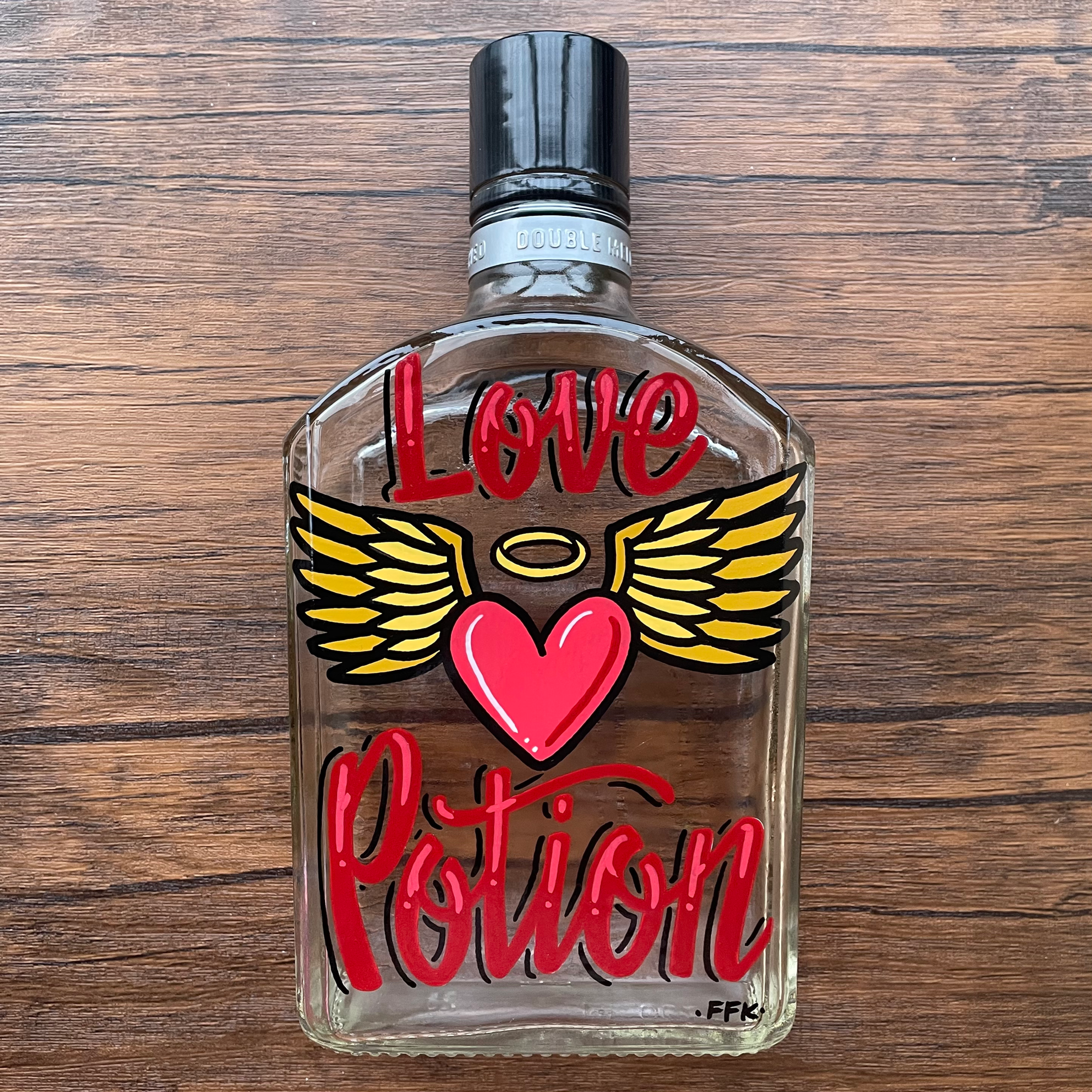 Love Potion Glass Bottle 