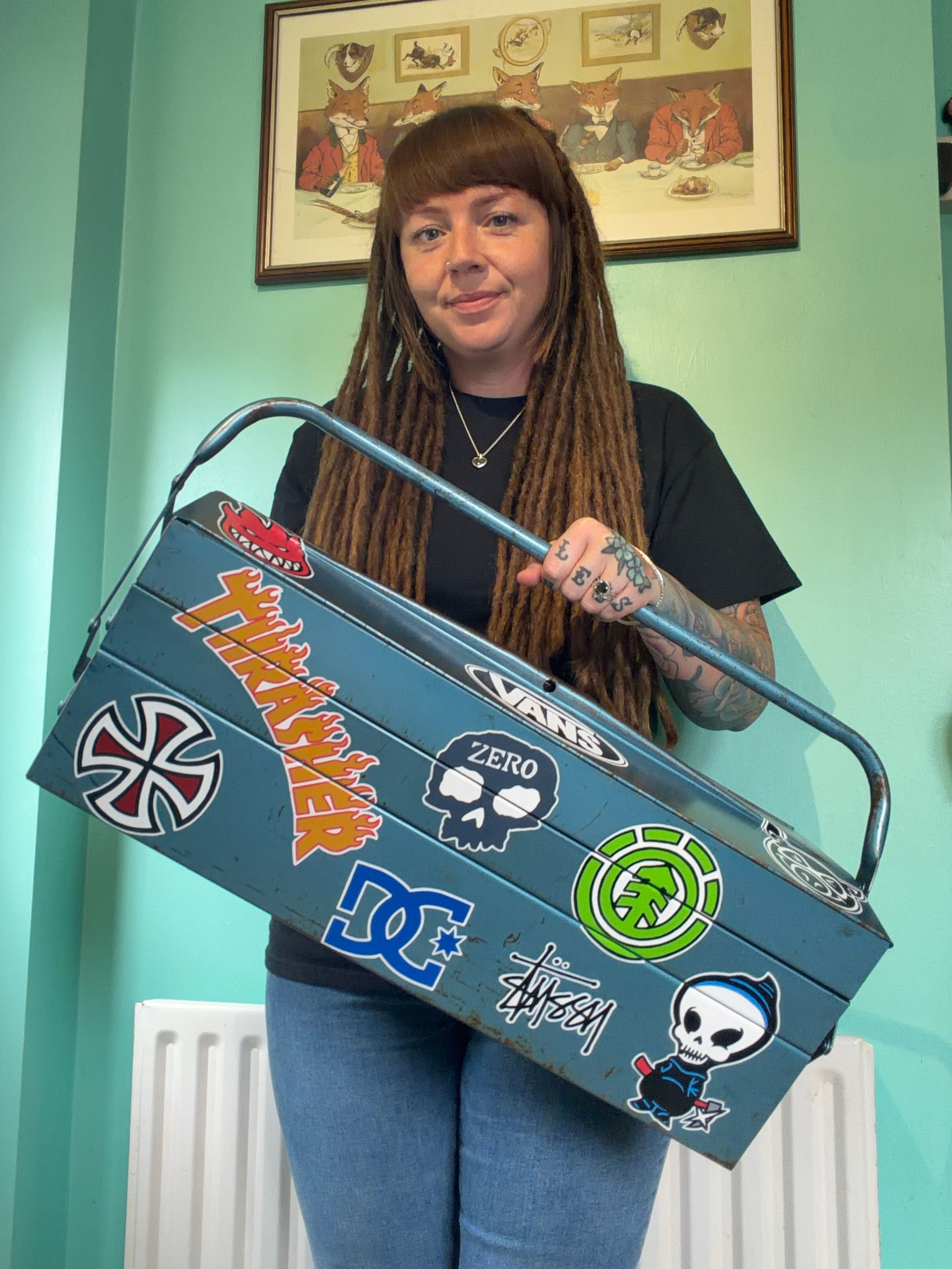 Skate ‘Sticker’ Vintage Toolbox 