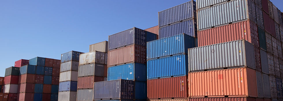 Stacked Shipping Containers