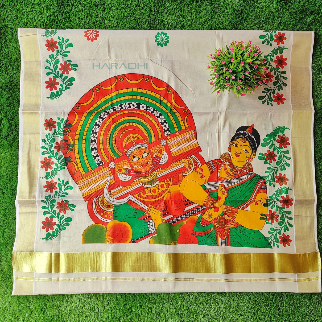 Theyyam Tissue Saree