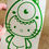 Thumbnail: Hello Kitty Mike Wazowski Monsters Inc Sticker  Car Decal