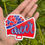 Thumbnail: copy of Cheer Stickers - Megaphone and Pom-Pom Decals - RED & ROYAL
