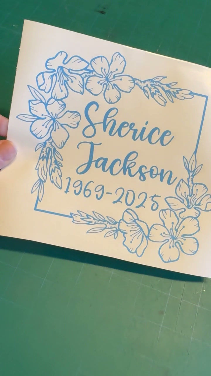 Cherry Blossoms Memorial Decal (#3) - Missed Loved One Decal car truck window laptop