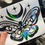 Thumbnail: Celestial Moth & Crescent Moon Sticker