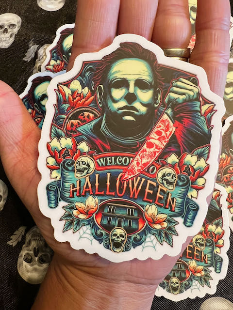 Michael Myers Halloween Stickers - Halloween Horror Movie Stickers