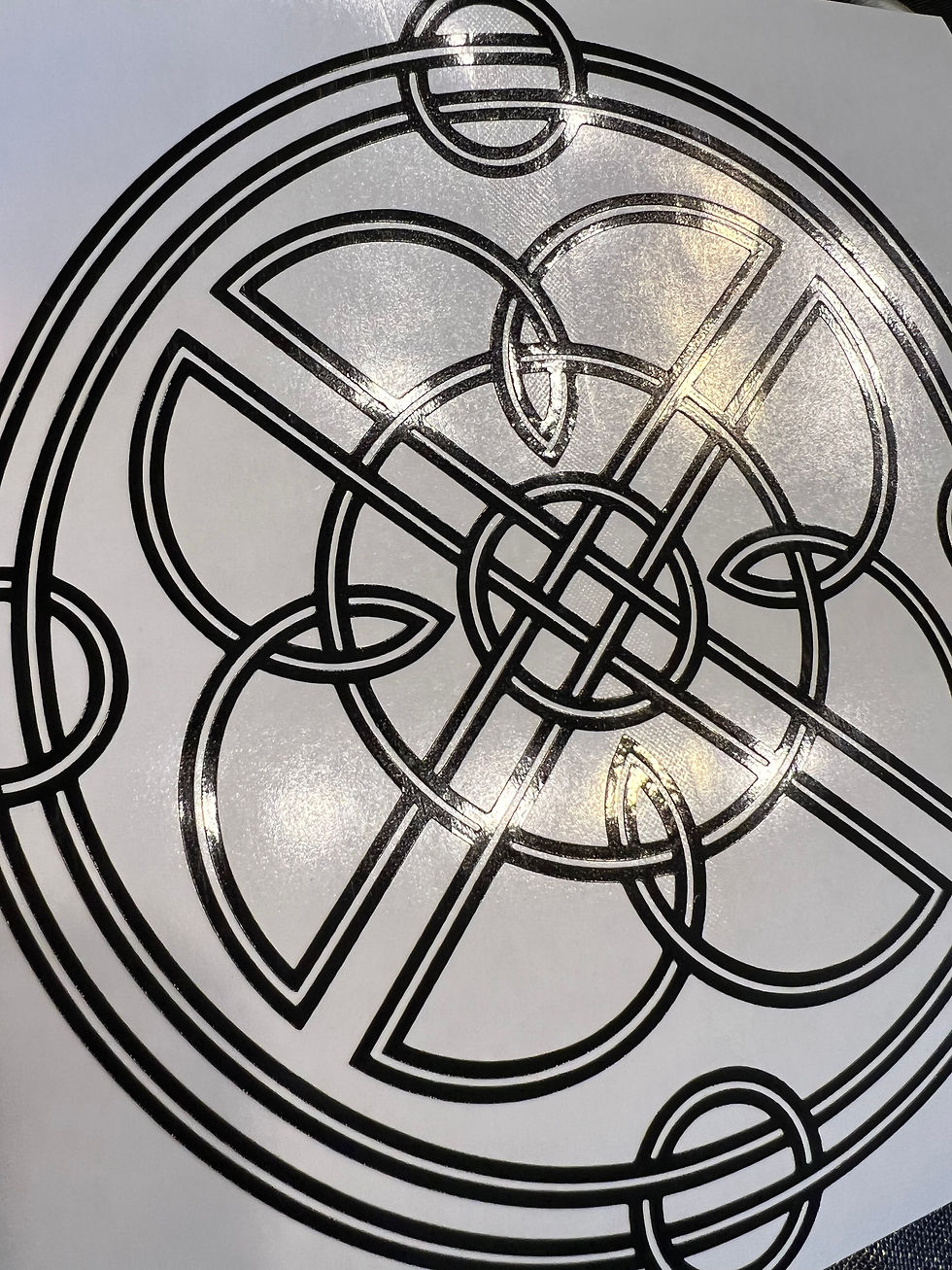 Celtic Circle Knot Sticker Decal