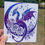 Thumbnail: Magical Dragon Decal - Floral Moon Crystals Stars Car Truck Window Tumbler Motorcycle Journal