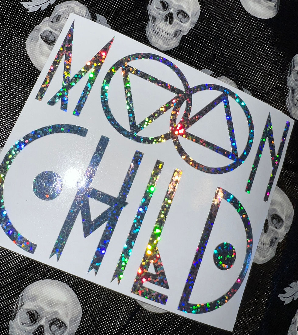 Moon Child Sticker Holographic