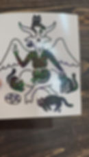 Baphocats Cats Baphomet Decal car truck laptop window sticker