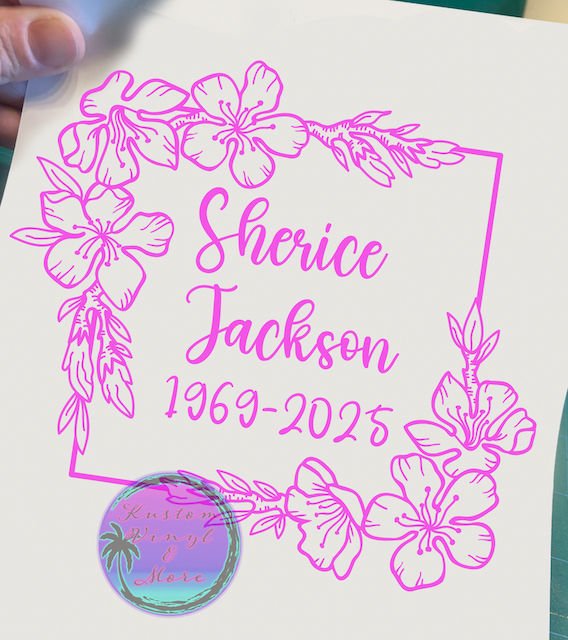 Thumbnail: Cherry Blossoms Memorial Decal (#3) - Missed Loved One Decal car truck window laptop