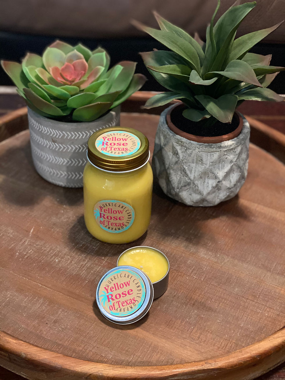 Rose Scented Candles