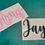 Thumbnail: Custom Name Glitter Stickers- Cursive Font Decal - Laptop Water Bottle Cups Tumblers