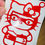 Thumbnail: Hello Kitty Harley Quinn Batman Sticker  Car Decal