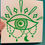 Thumbnail: Whimsical Evil Eye Decal (EE6) Car Truck Window Tumbler Motorcycle Journal