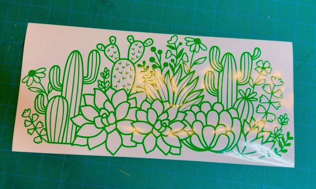 Thumbnail: Cactus Succulents & Wildflowers Decals (#2) car truck window laptop