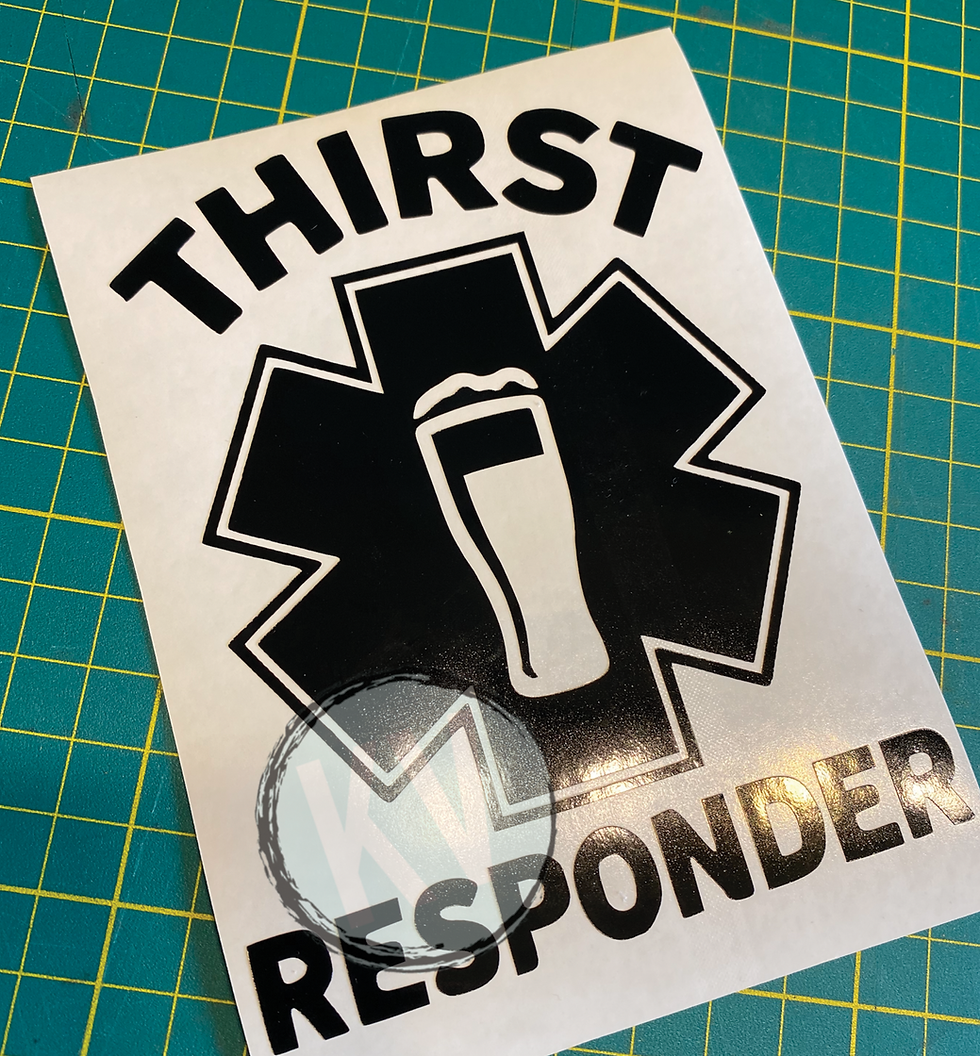 Thirst Responder Sticker