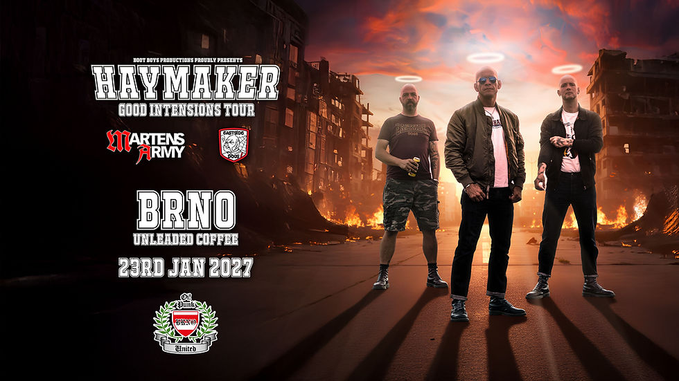 Haymaker - Good Intention Tour 2027 (Brno)