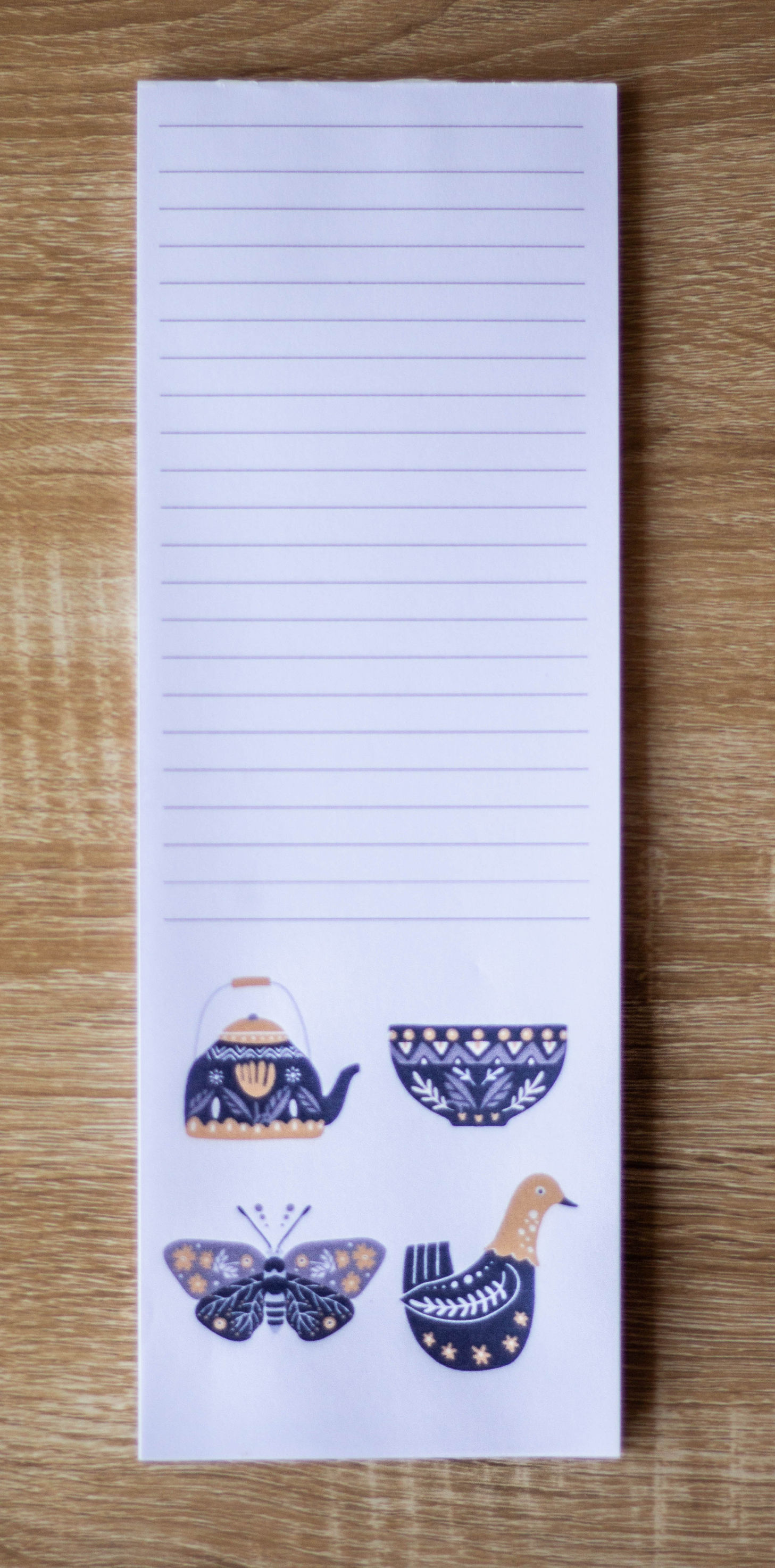 Notepad Long  - teaPot