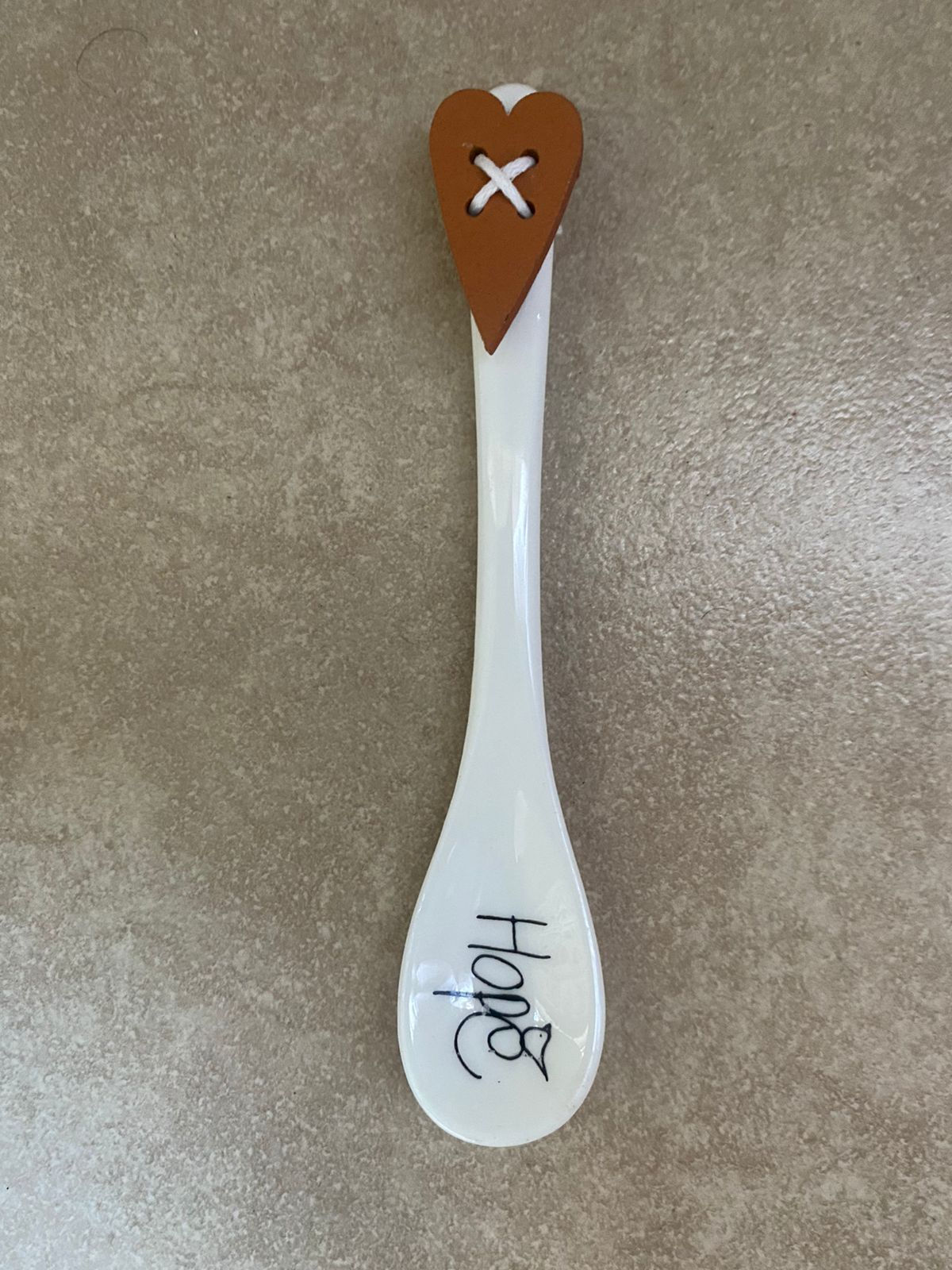 Ceramic spoon Hope