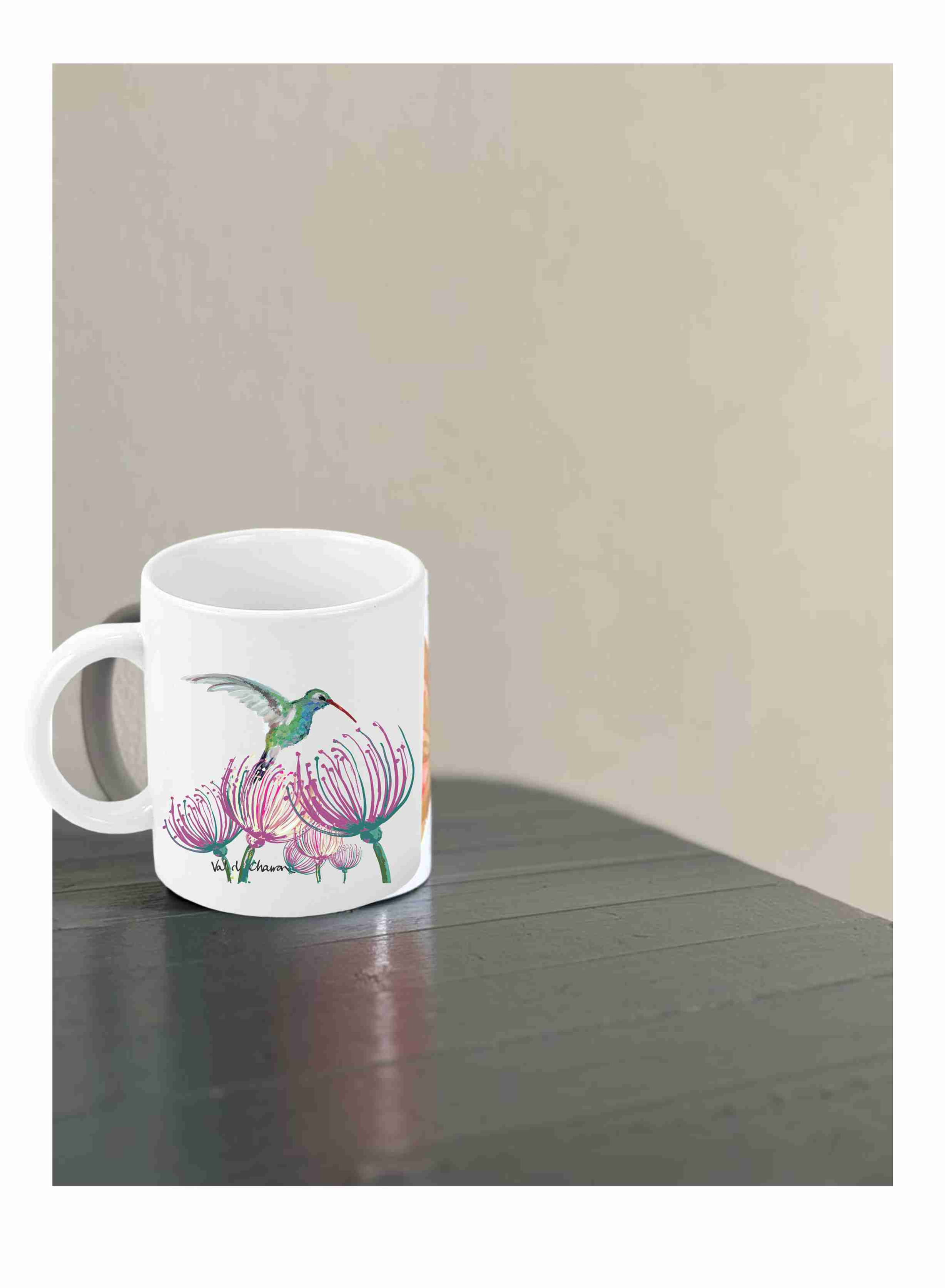 Mugg Pin Cushion & Humming bird