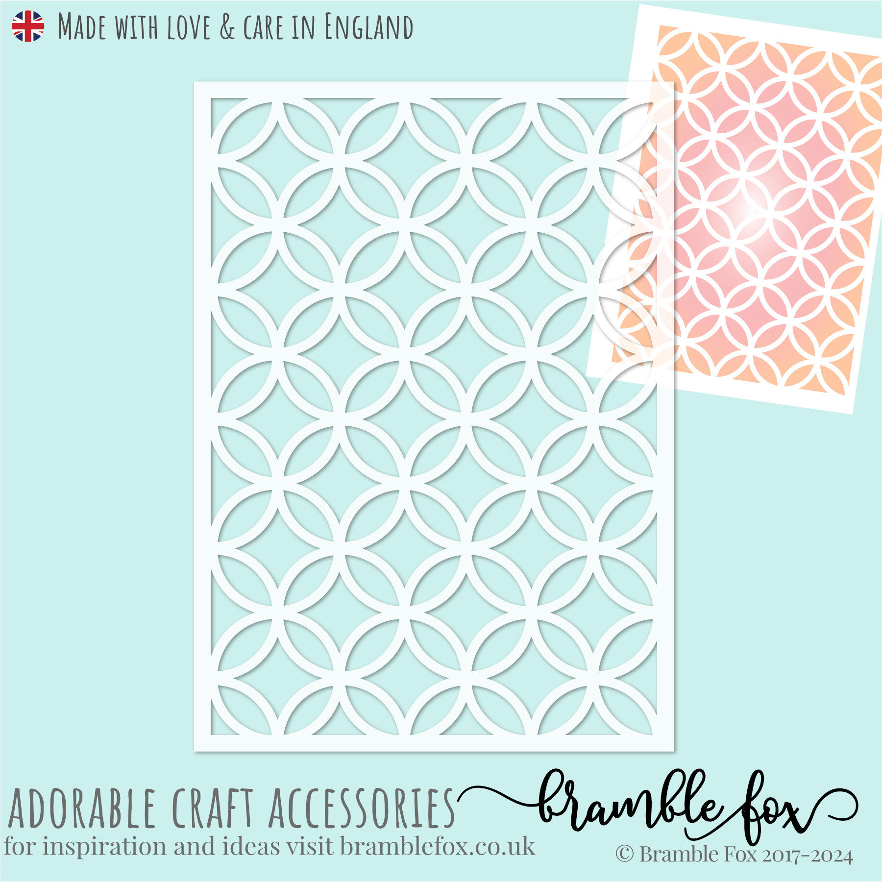 Fox Cut Stencil #104 | Geometric Circles