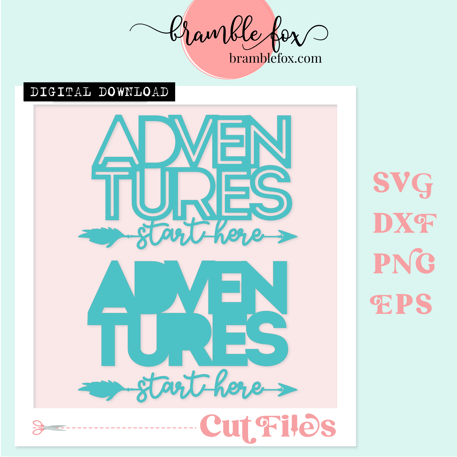 Adventures Start Here | Cut File