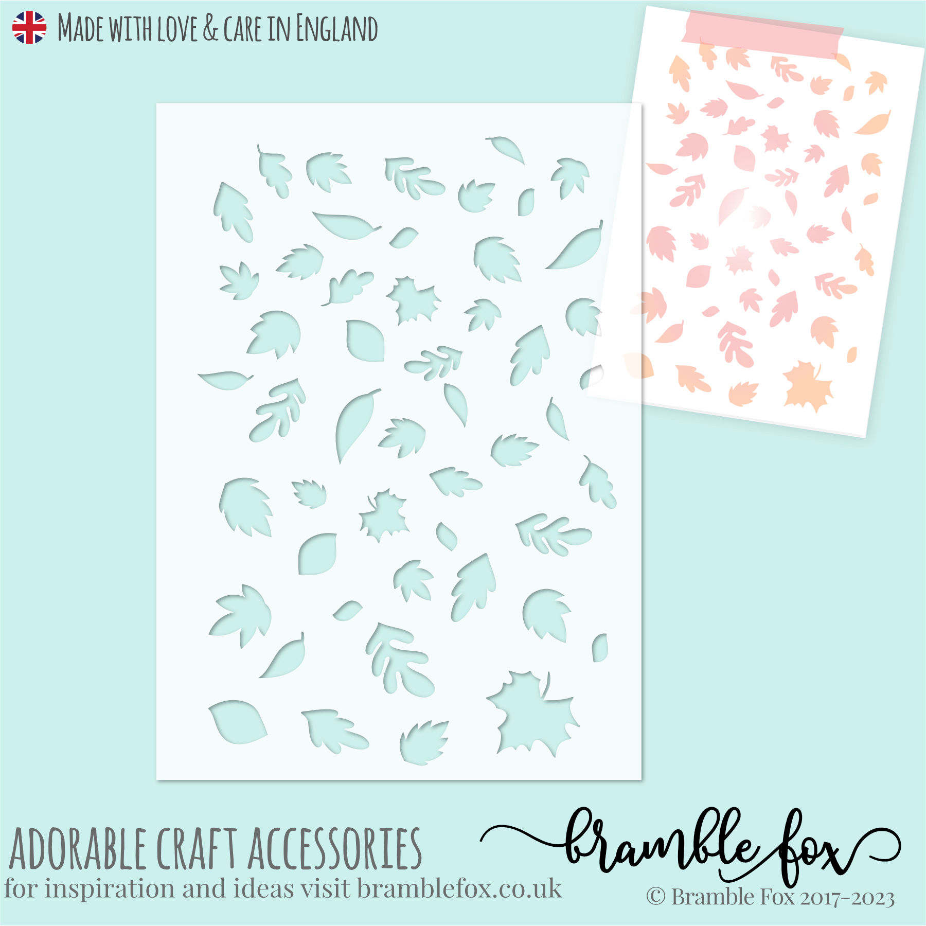 Fox Cut Stencil | #46 | Falling Leaves